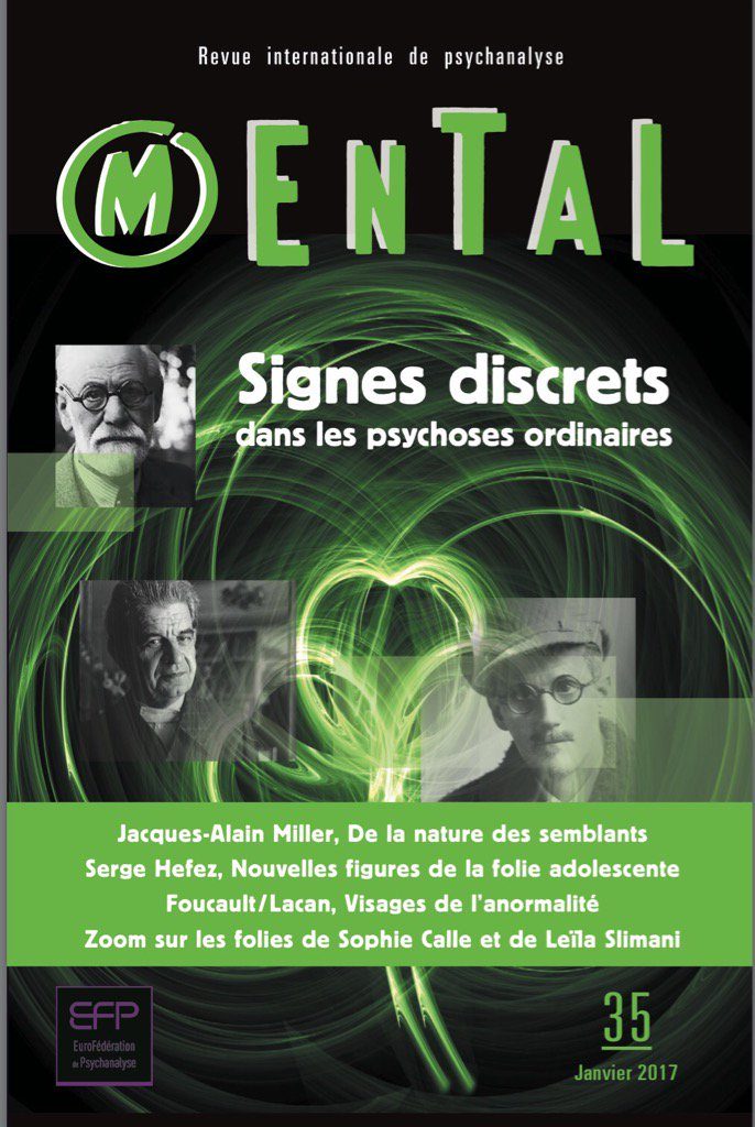 Mental n°35 – Signes discrets dans les psychoses ordinaires